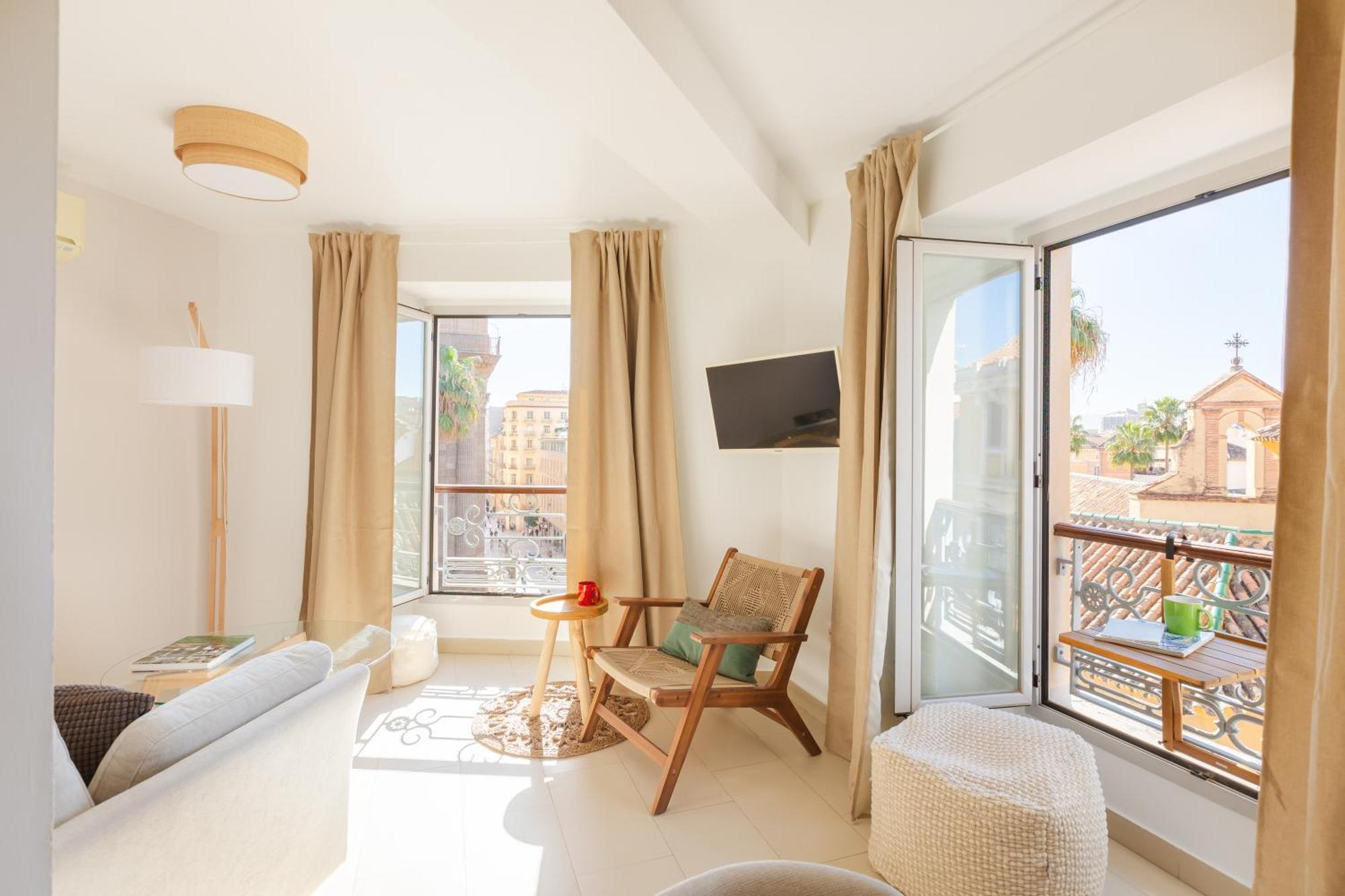 Ferienwohnung Balcon De La Catedral Málaga Exterior foto