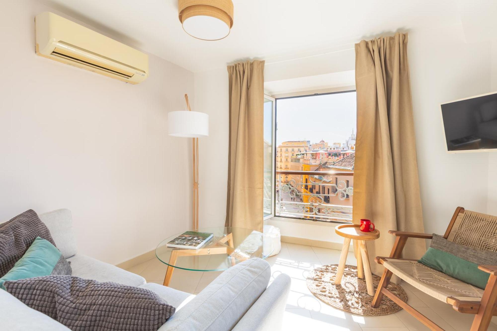 Ferienwohnung Balcon De La Catedral Málaga Exterior foto